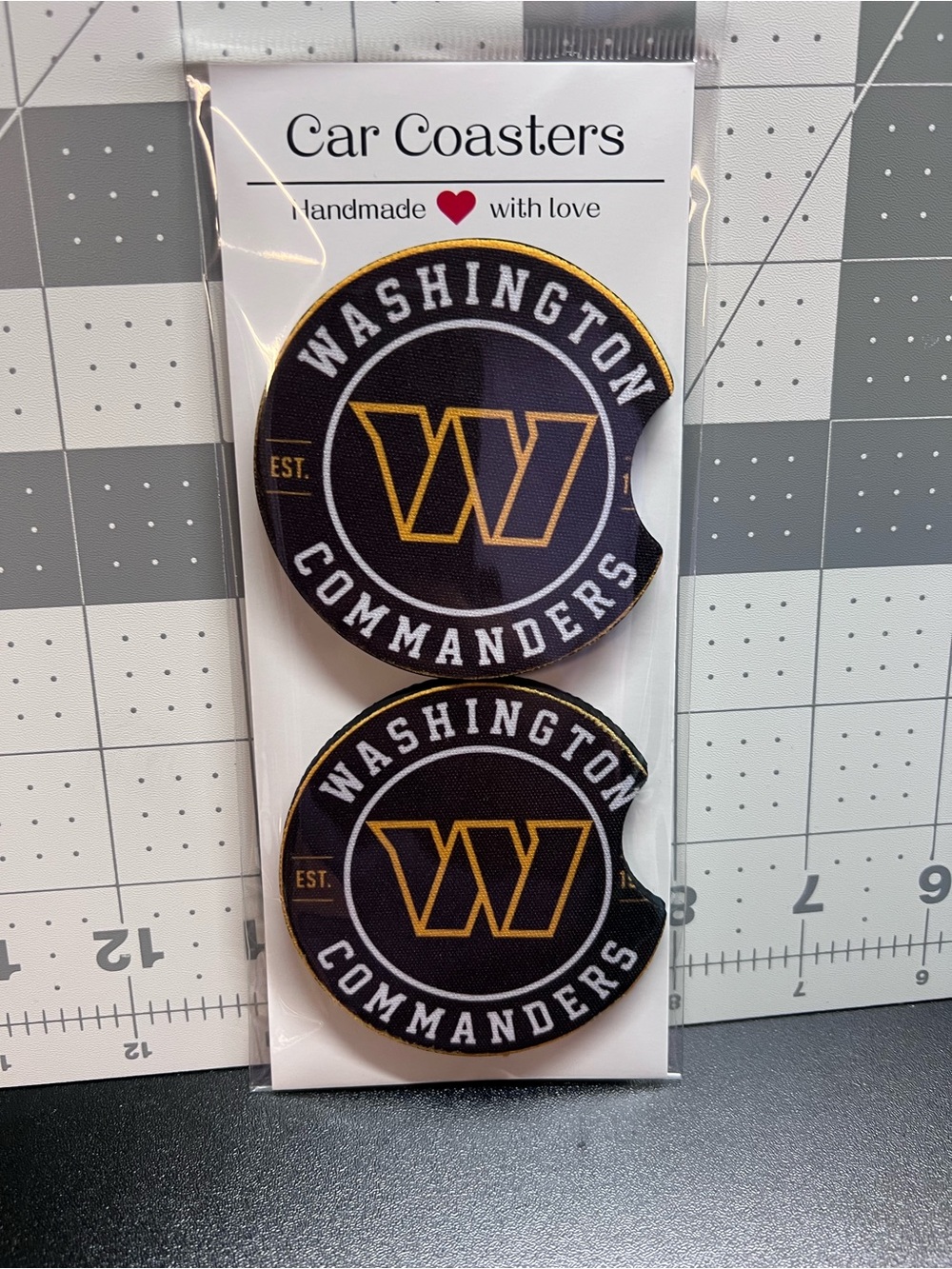 Washington commanders, car coasters